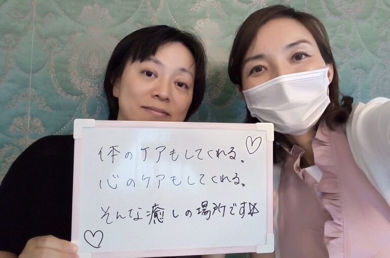 お客様とのツーショット写真