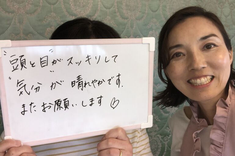 お客様とのツーショット写真